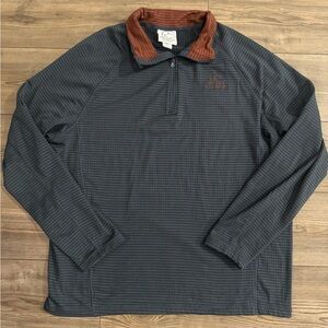 Ducks Unlimited Men’s XL Quarter Zip Pullover | Textured Performance Fleece